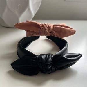 2 Bow Headbands Women’s one is Tasha and the other Loeffer Randall